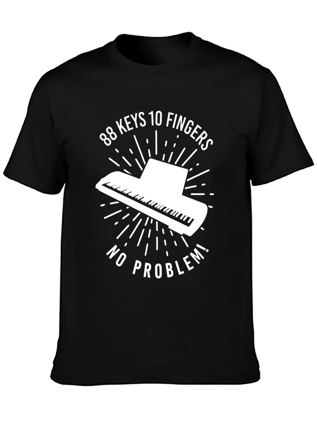 88 Keys Piano Graphic Tee - Music Lovers T-Shirt product image 3