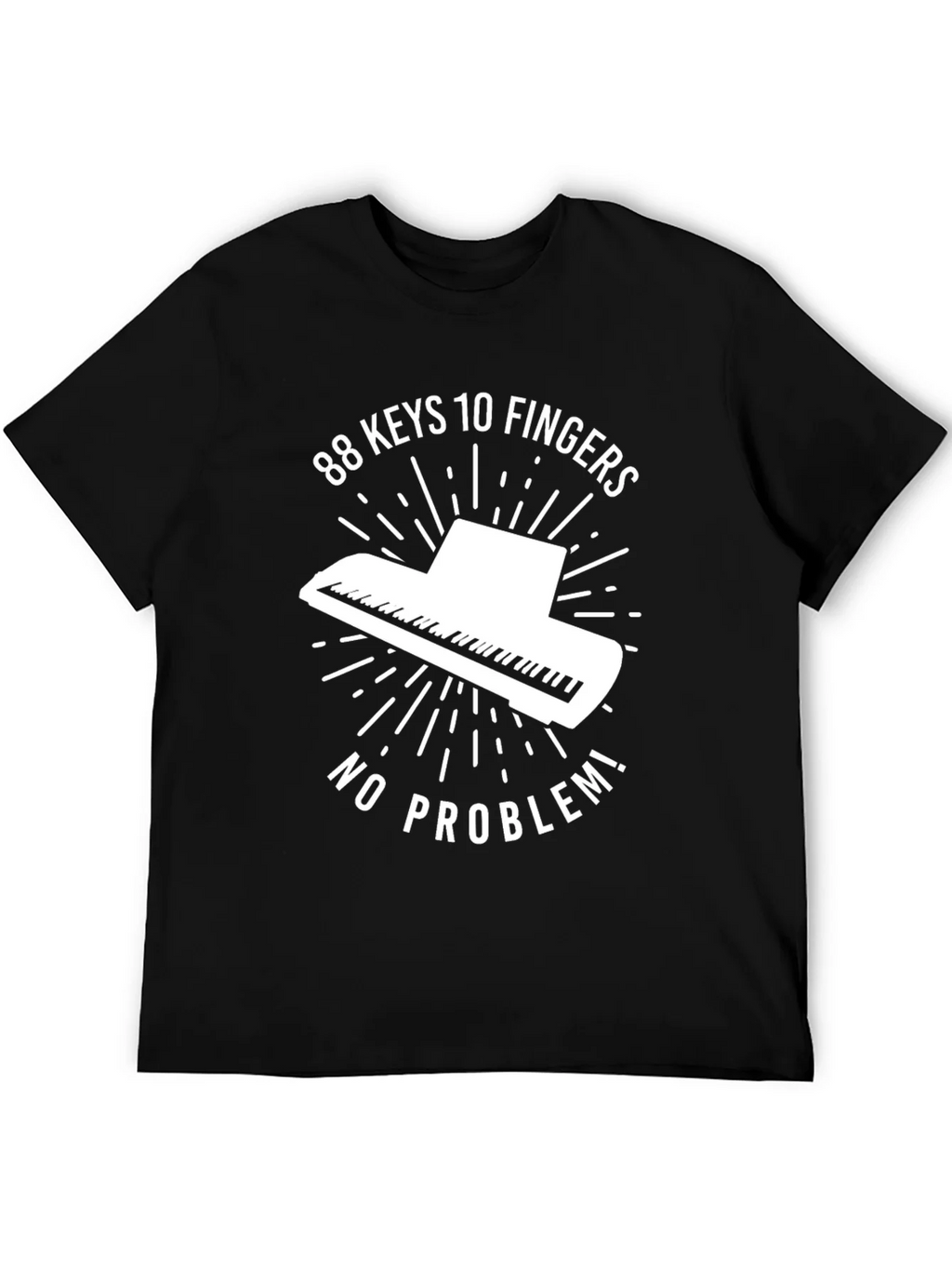 88 Keys Piano Graphic Tee - Music Lovers T-Shirt product image 5