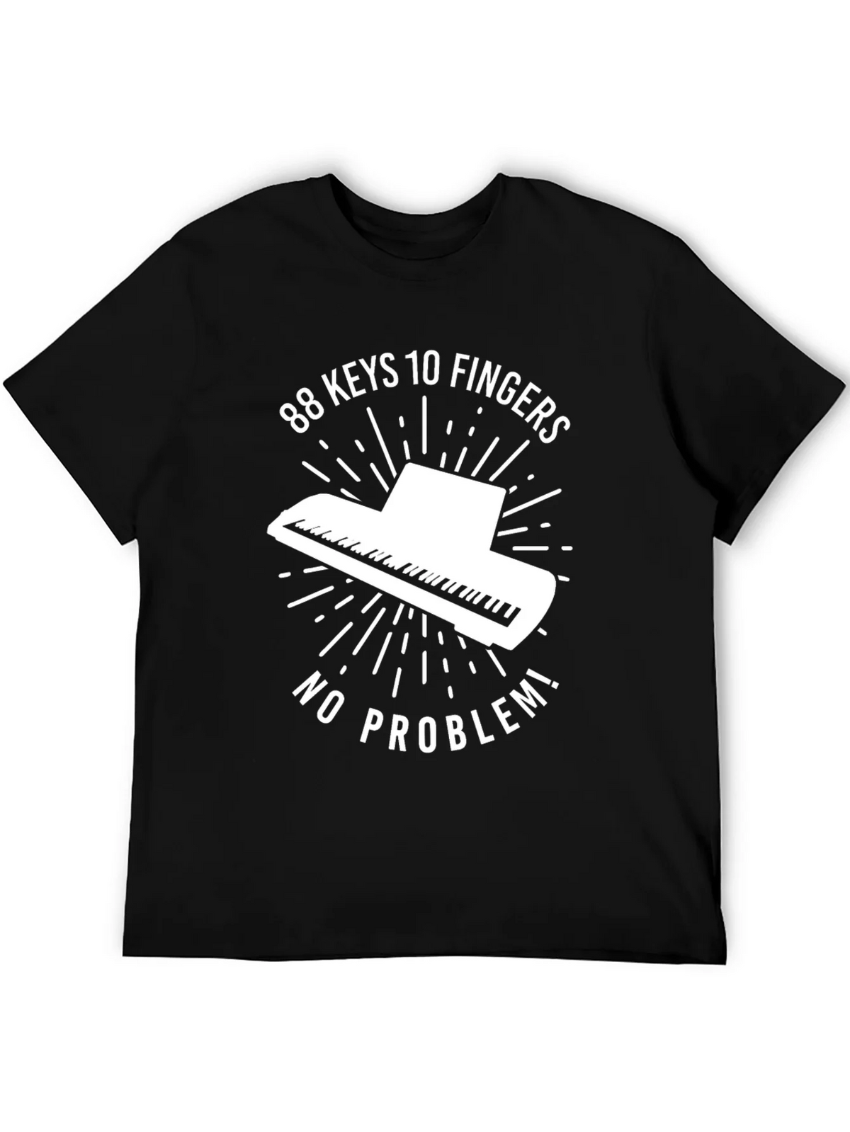 88 Keys Piano Graphic Tee - Music Lovers T-Shirt product image 5