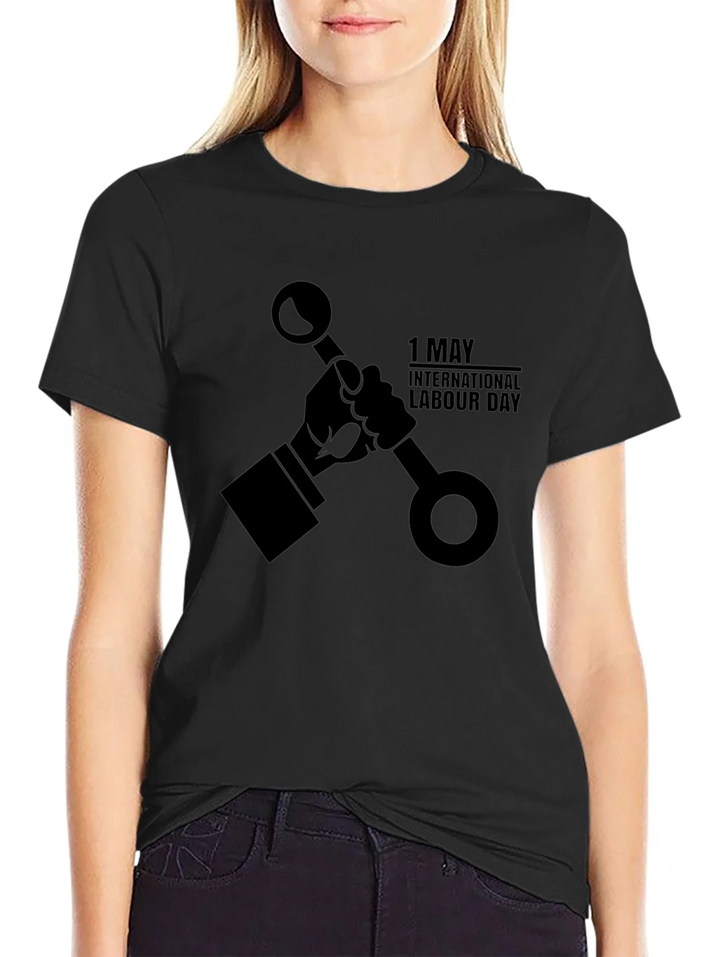 International Labour Day T-Shirt - Black product image 1