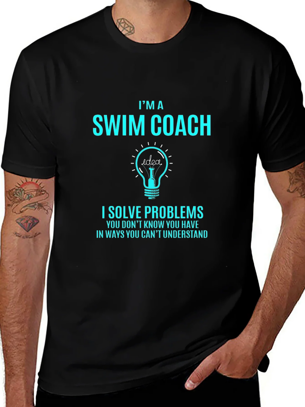 Im a Swim Coach T-Shirt - Funny Problem Solver Tee product image 1