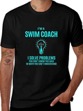 Im a Swim Coach T-Shirt - Funny Problem Solver Tee product image 1