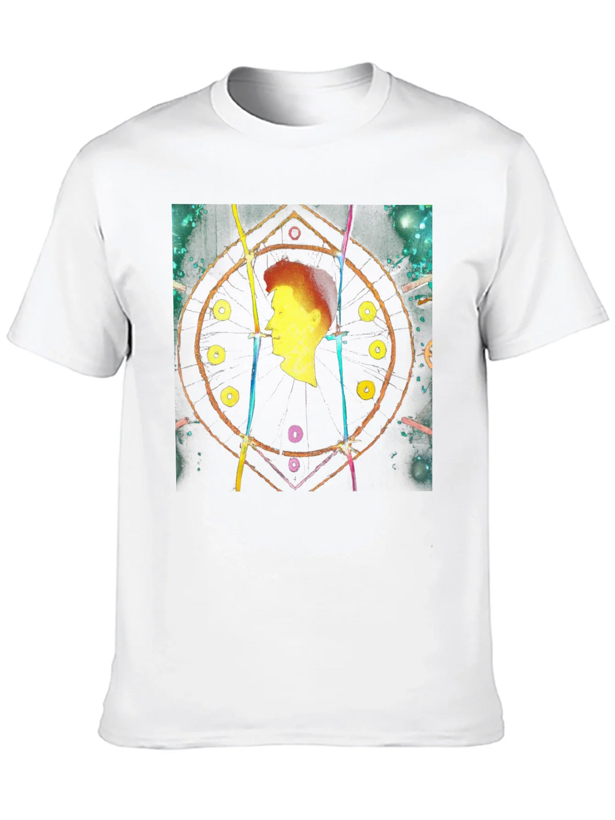 Abstract Silhouette Black T-Shirt product image 9