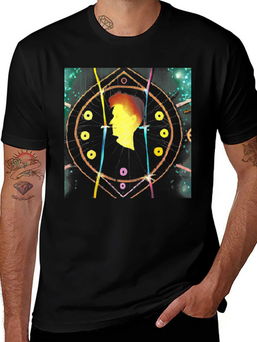 Abstract Silhouette Black T-Shirt product image 1