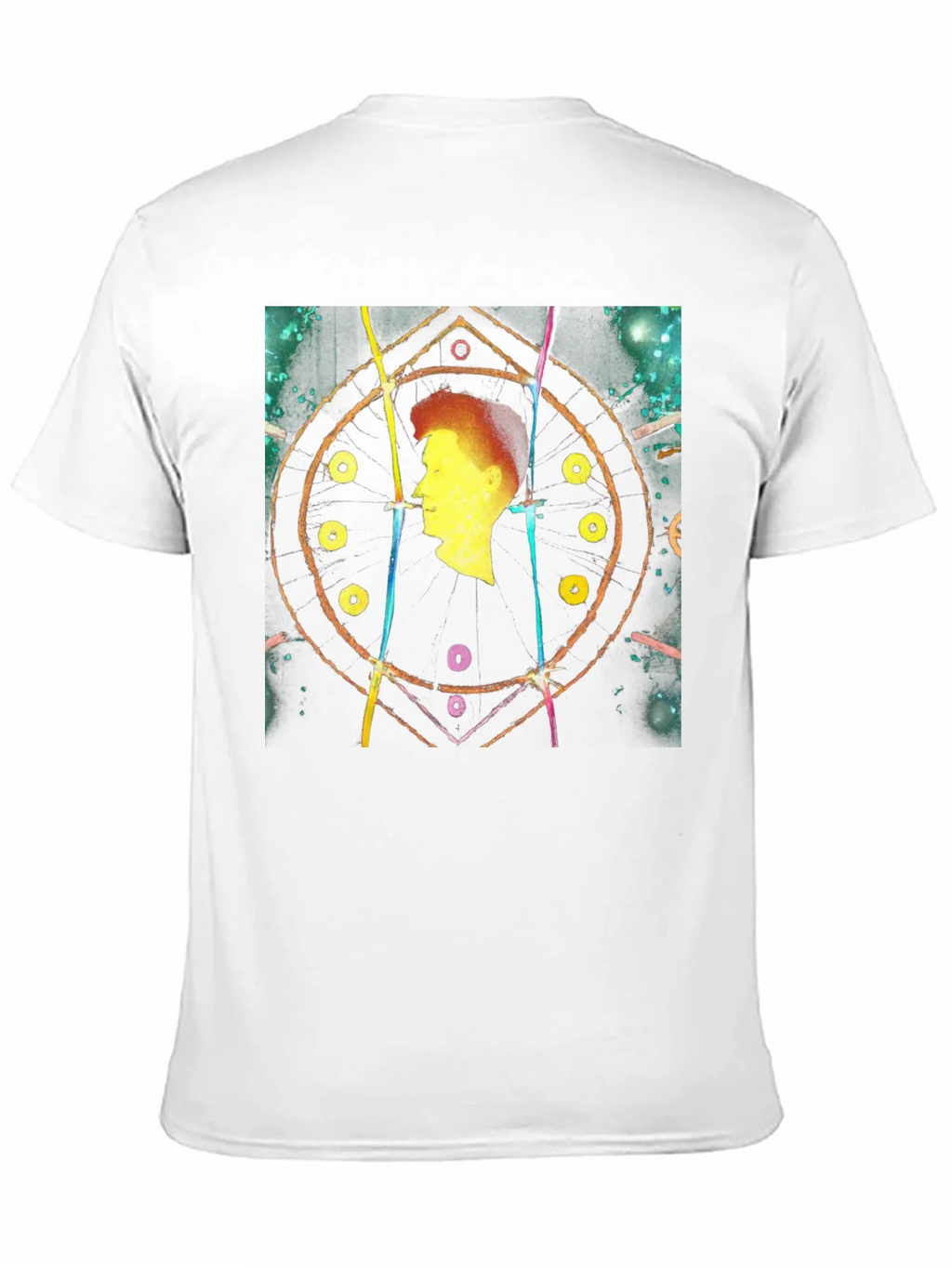 Abstract Silhouette Black T-Shirt product image 10