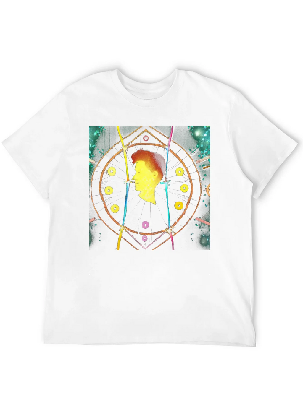 Abstract Silhouette Black T-Shirt product image 11