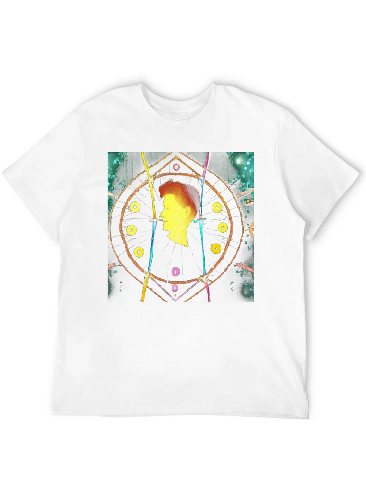 Abstract Silhouette Black T-Shirt product image 11