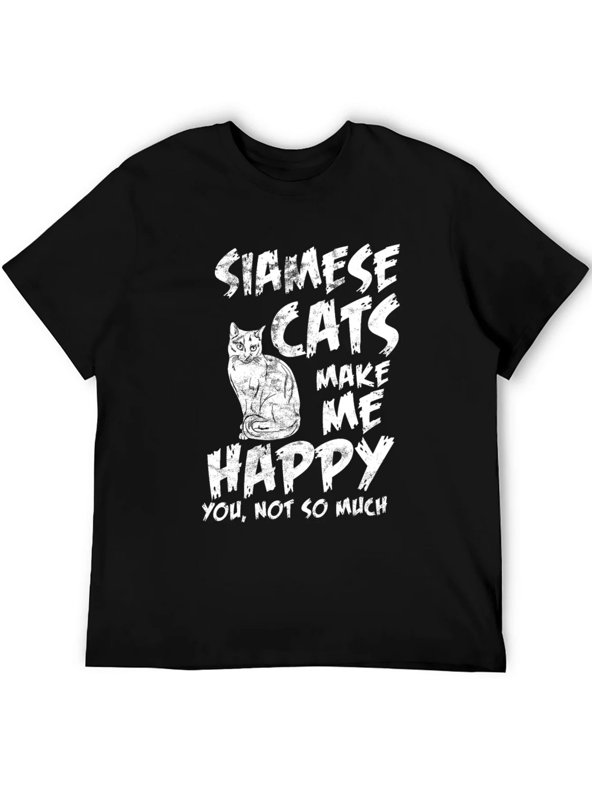 Siamese Cat Lover T-Shirt - Make Me Happy Funny Tee product image 4