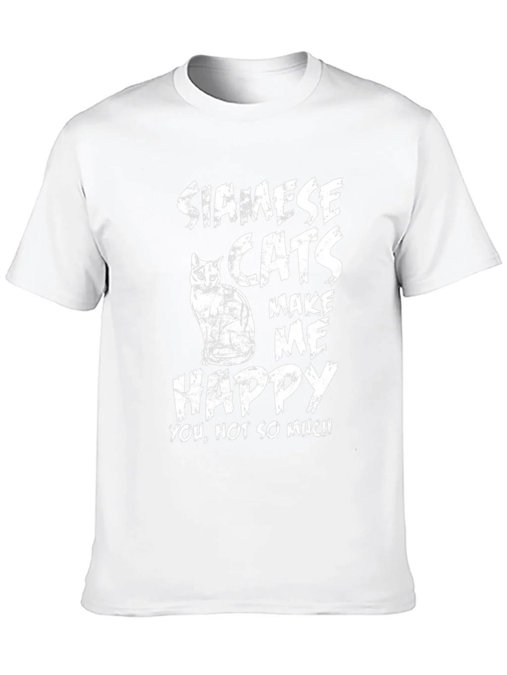 Siamese Cat Lover T-Shirt - Make Me Happy Funny Tee product image 8