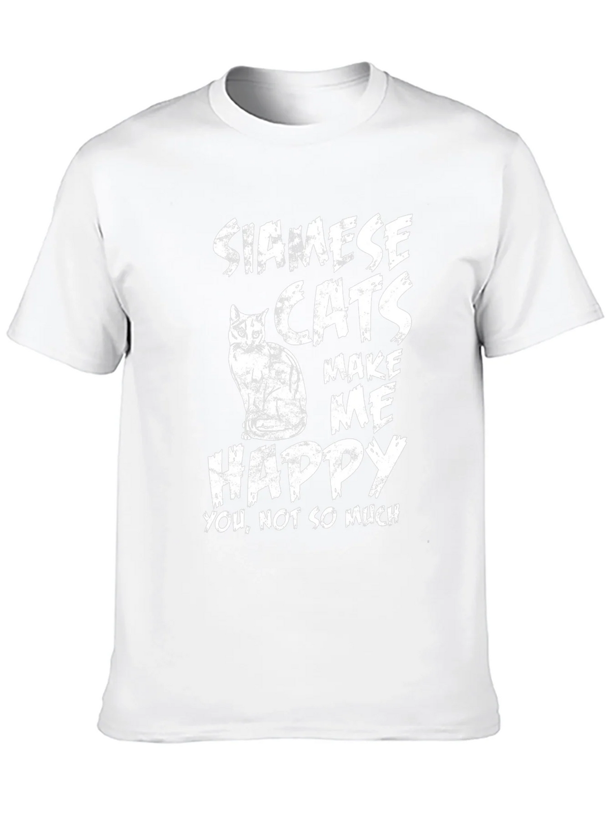 Siamese Cat Lover T-Shirt - Make Me Happy Funny Tee product image 8