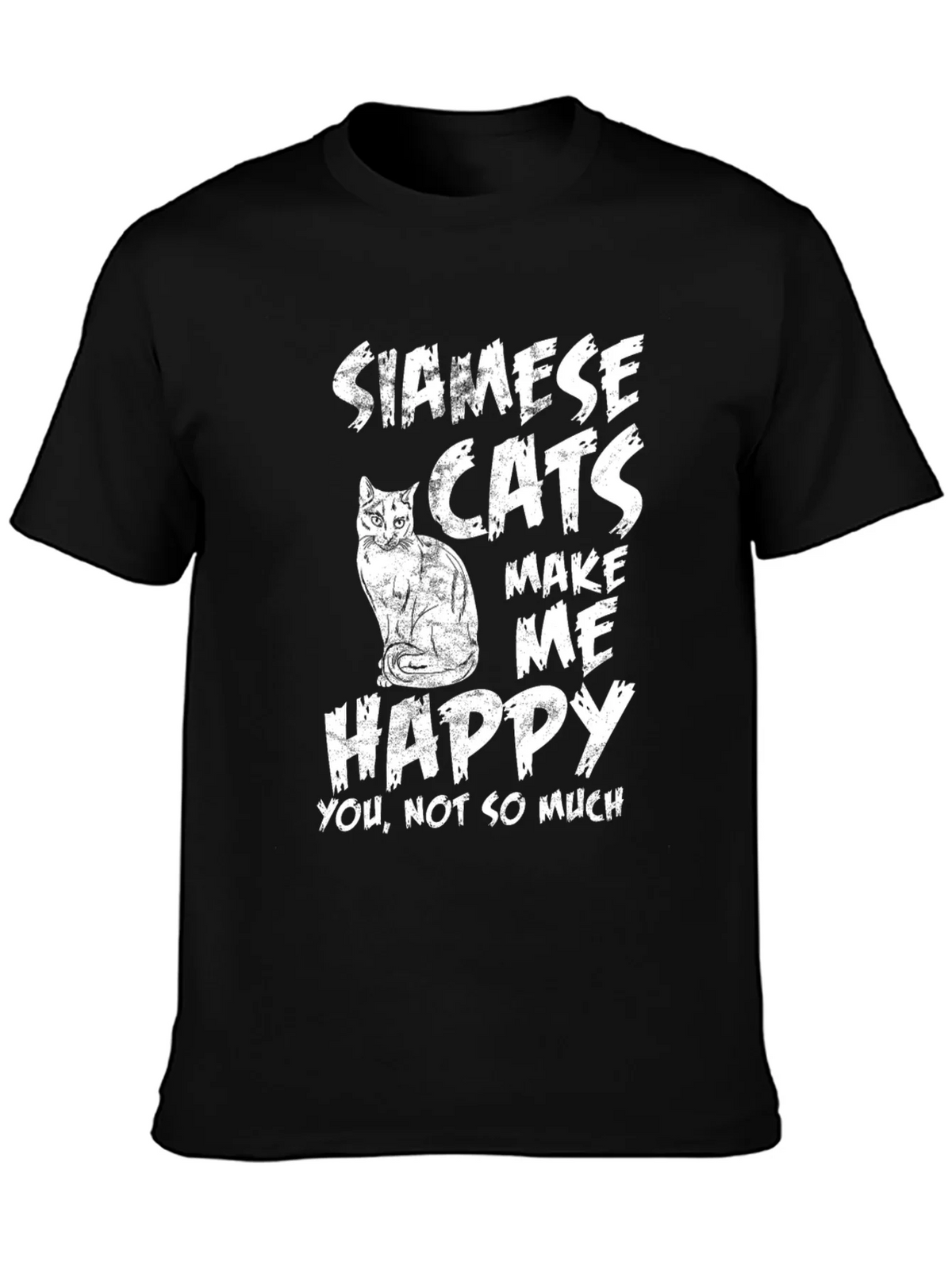 Siamese Cat Lover T-Shirt - Make Me Happy Funny Tee product image 2