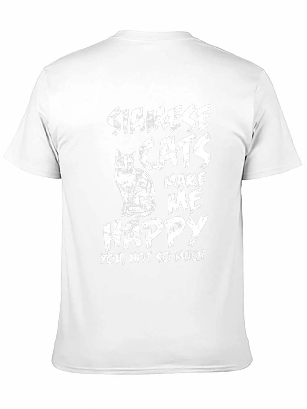 Siamese Cat Lover T-Shirt - Make Me Happy Funny Tee product image 9