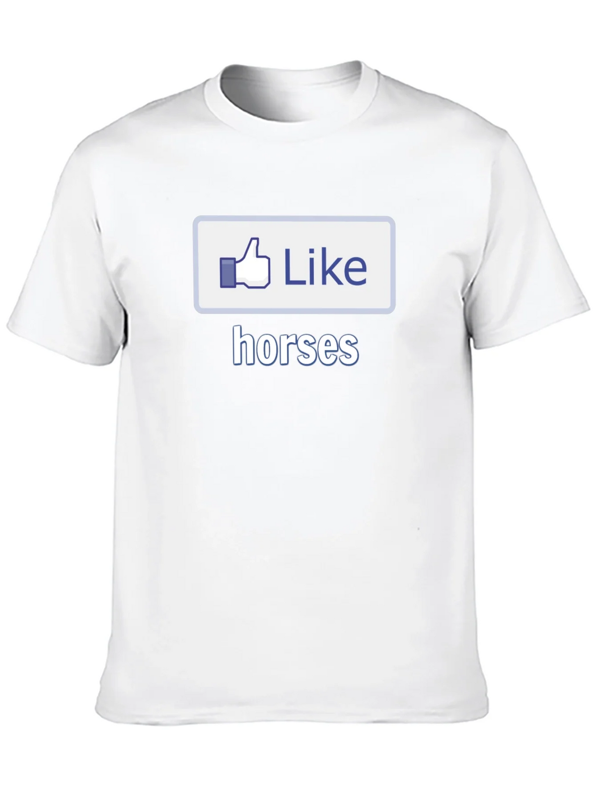 I Like Horses Black T-Shirt Novelty Graphic Tee product image 9