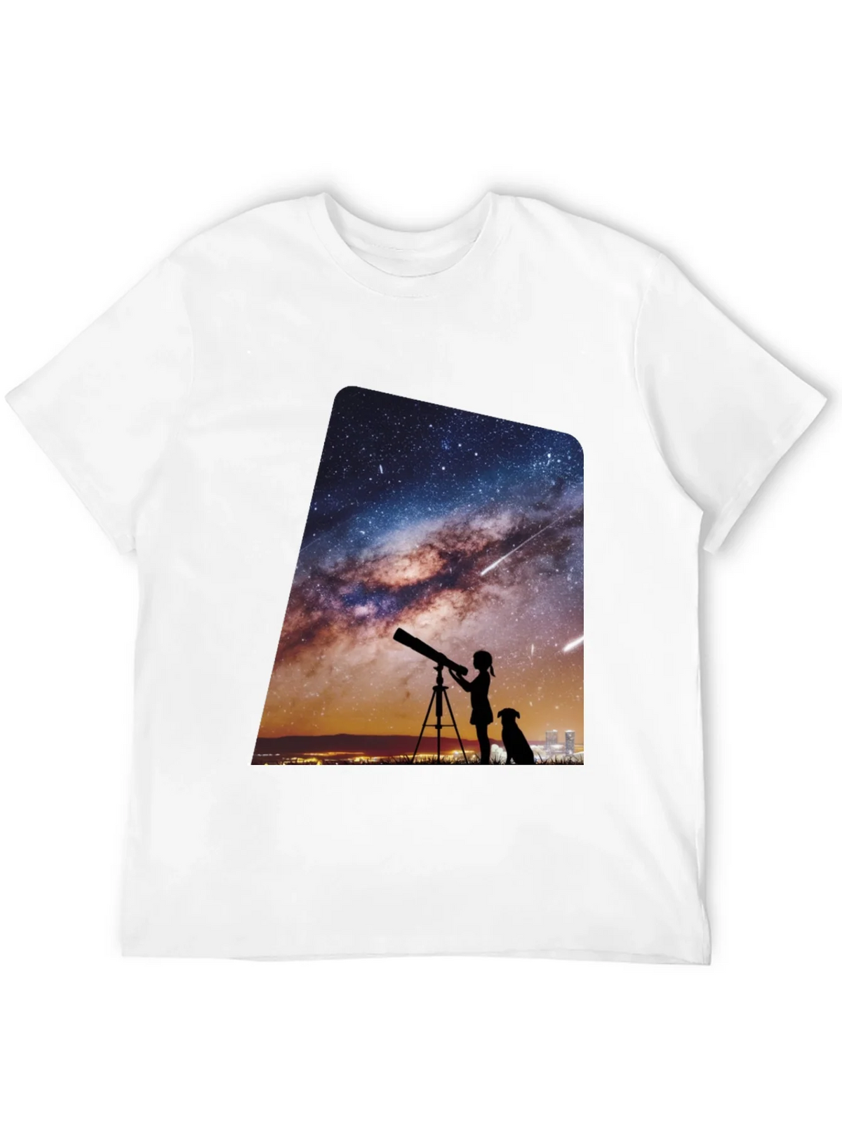Starry Night Telescope Graphic Tee product image 11