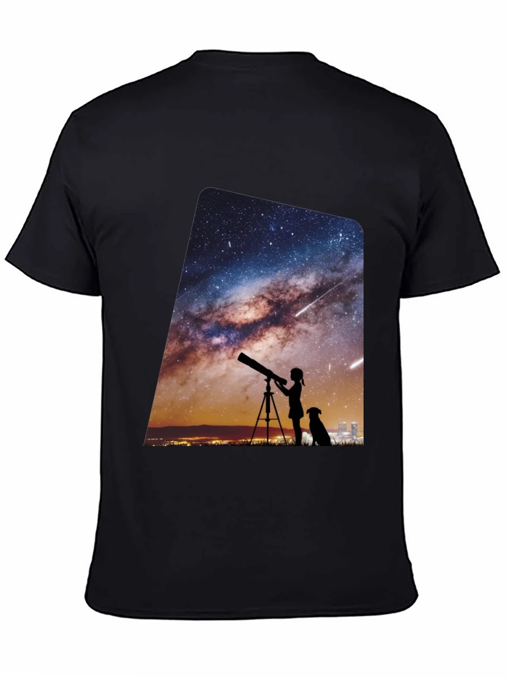 Starry Night Telescope Graphic Tee product image 4