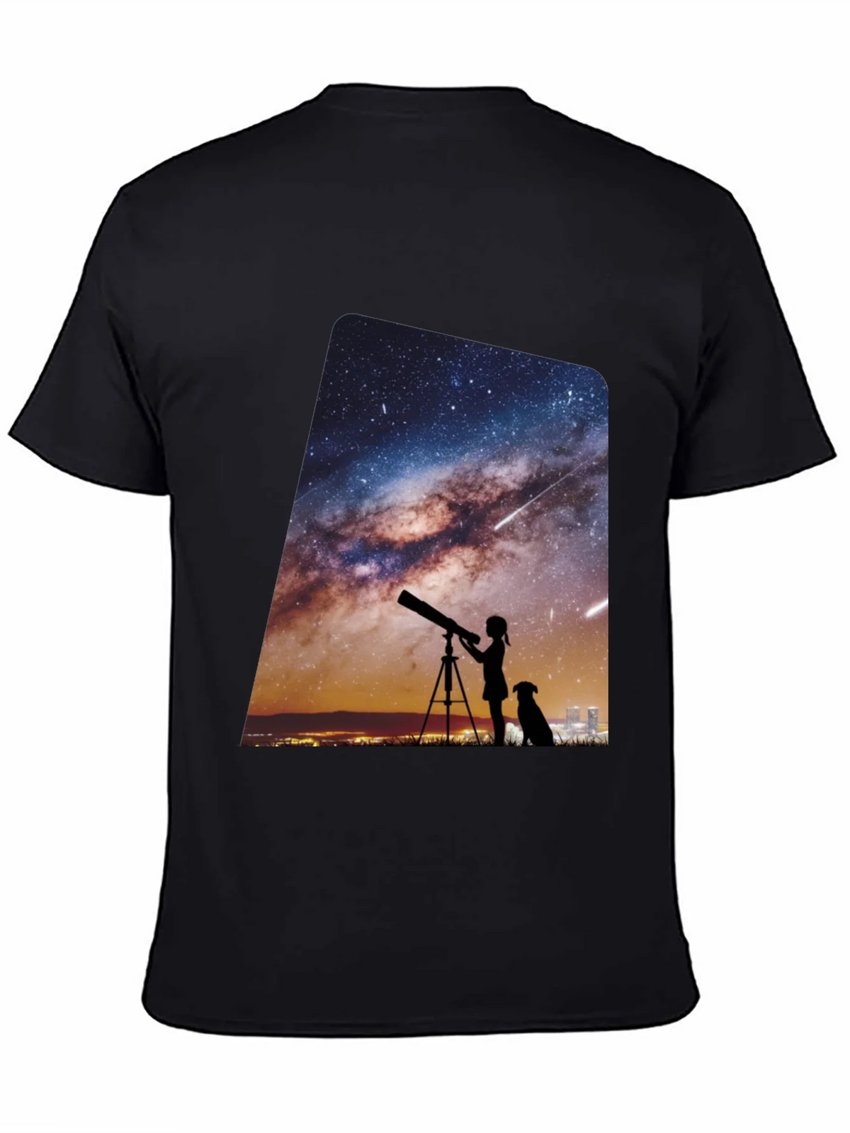 Starry Night Telescope Graphic Tee product image 4