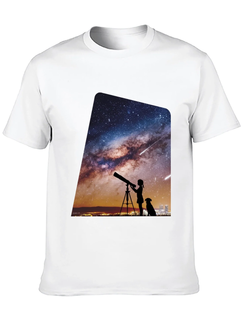 Starry Night Telescope Graphic Tee product image 9