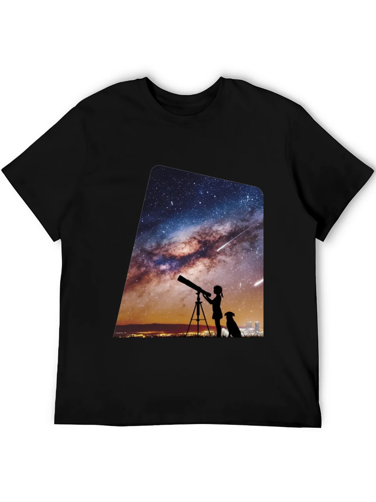 Starry Night Telescope Graphic Tee product image 5