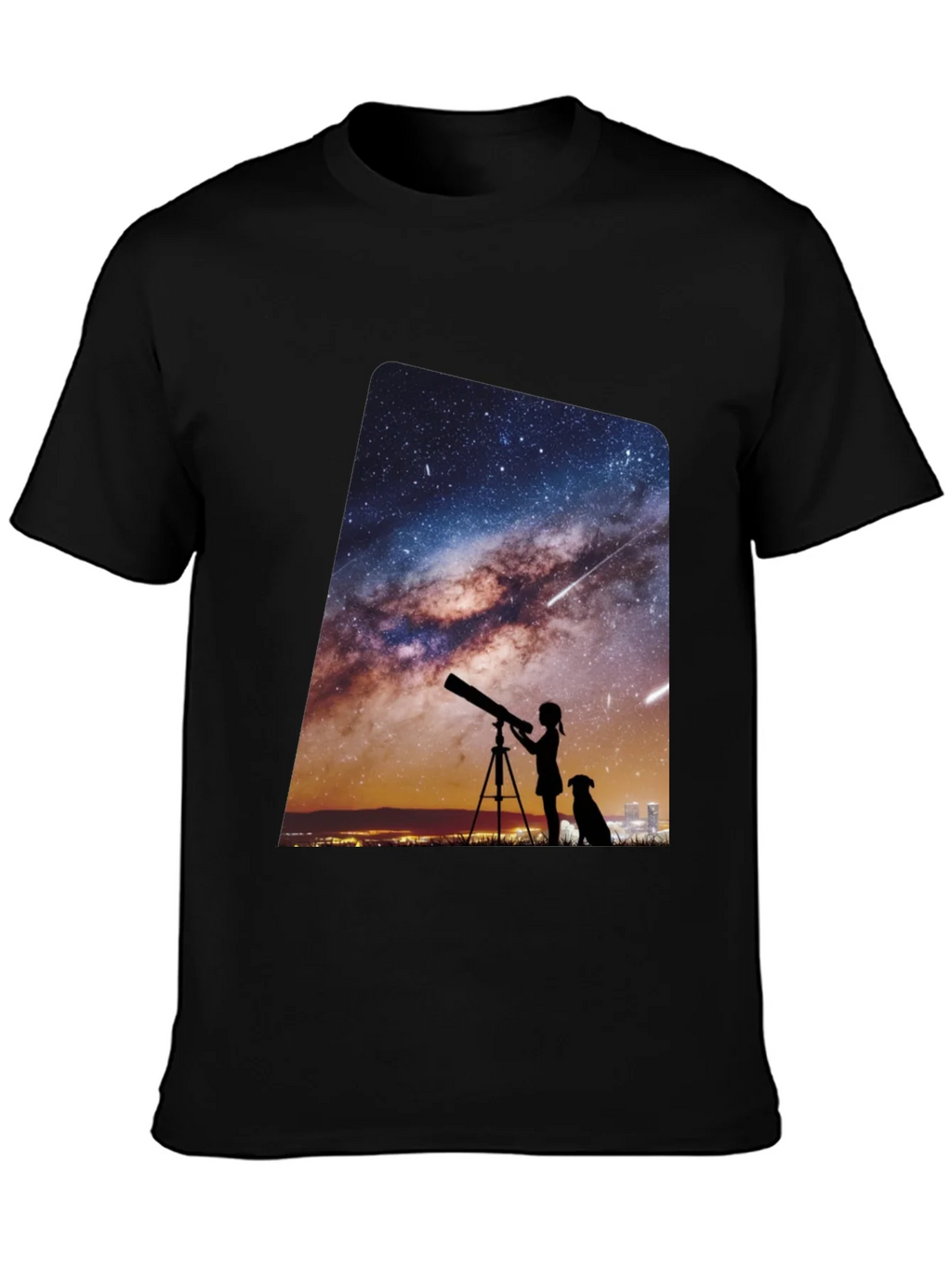 Starry Night Telescope Graphic Tee product image 3