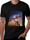 Starry Night Telescope Graphic Tee product image 1