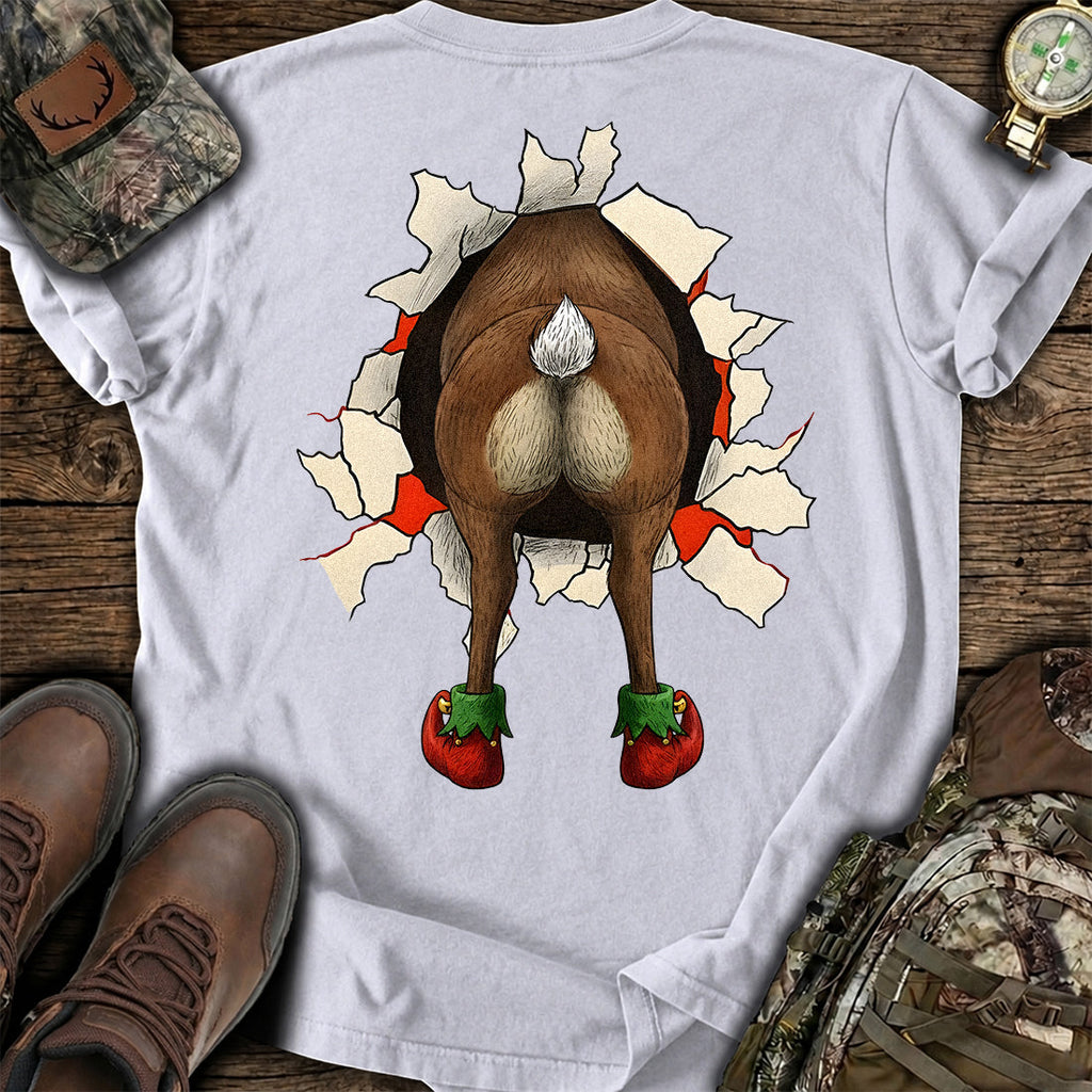 Reindeer Elf Peek T-Shirt product image 16