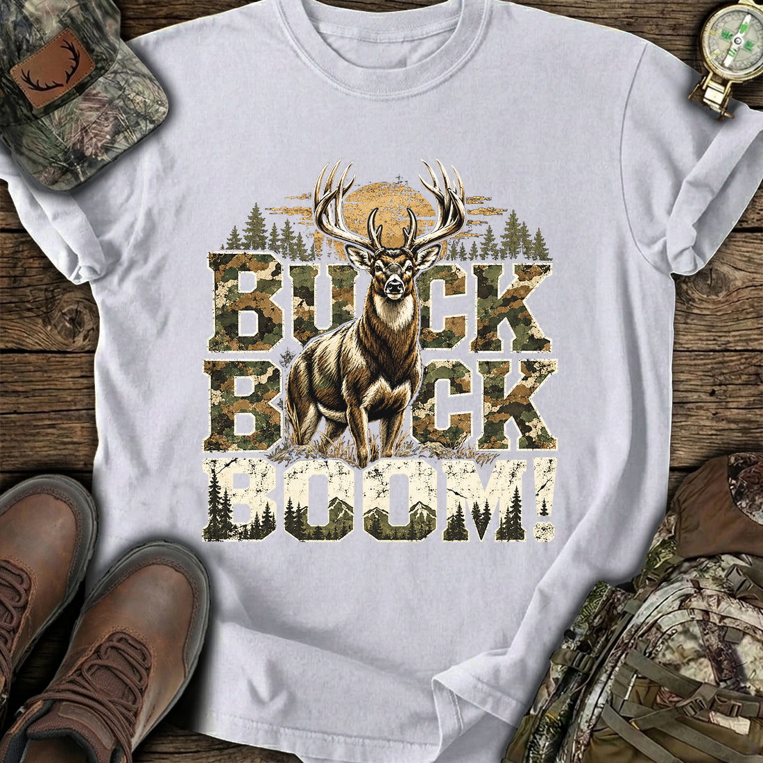 Buck Season Boom T-Shirt product image 3
