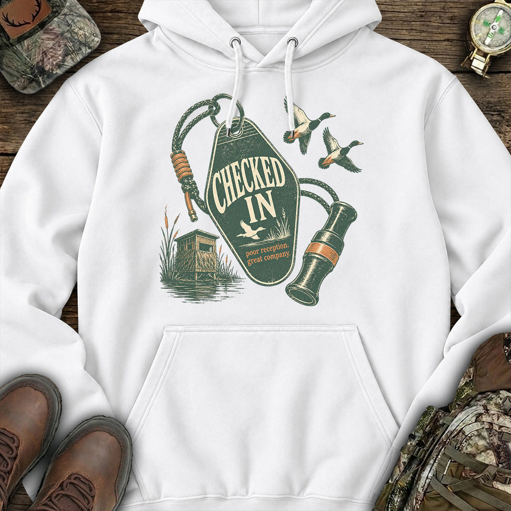 Checked In Duck Hunt Hoodie product image 5