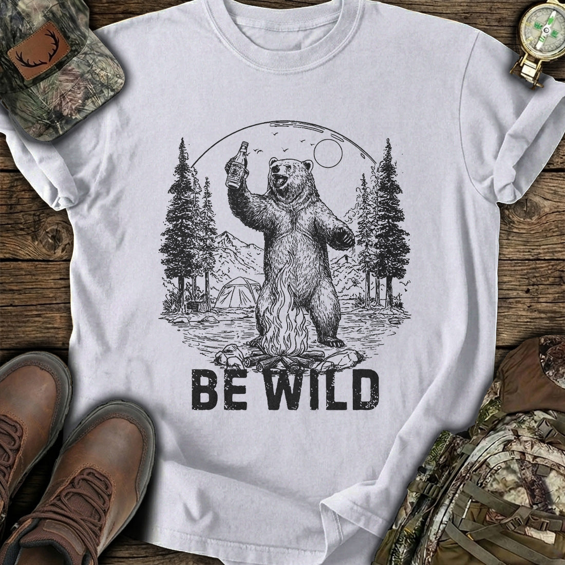 Be Wild Bear T-Shirt product image 2