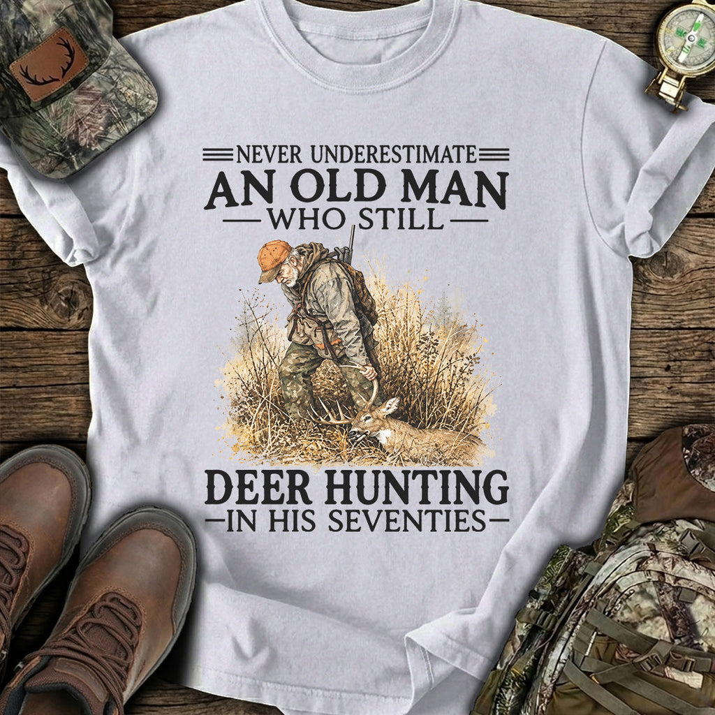 Personalized Old Man Deer Hunt T-Shirt product image 5