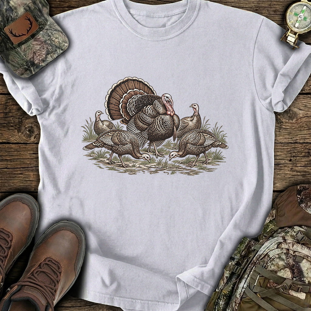 Wild Turkey Flock T-Shirt product image 1