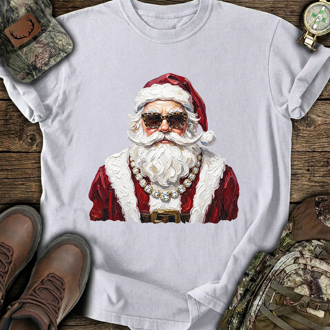 Santa Swag Christmas T-Shirt product image 1