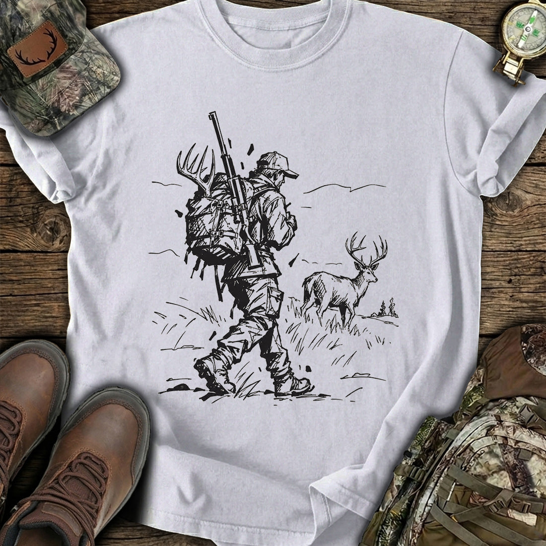 Whitetail Pursuit T-Shirt product image 5