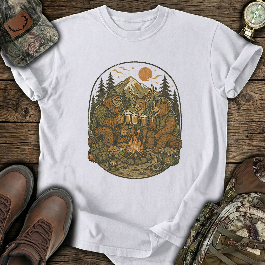 Campfire Hunt Legends T-Shirt product image 7