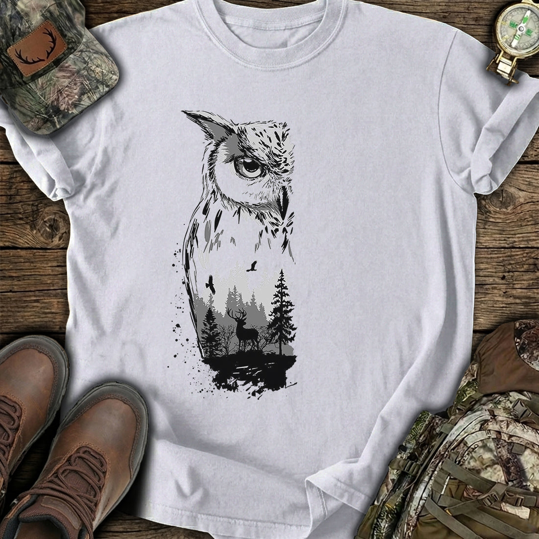 Owl Forest Soul T-Shirt product image 5