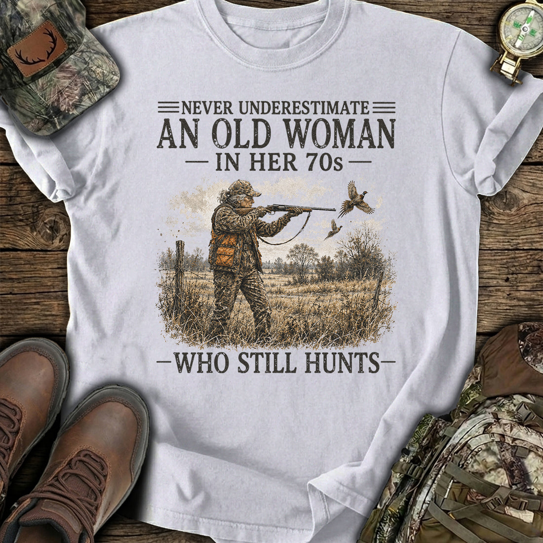 Personalized Forever Huntress T-Shirt product image 2