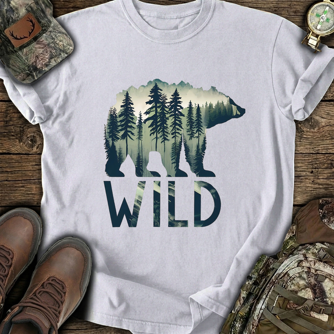 Wild Forest Bear T-Shirt product image 2