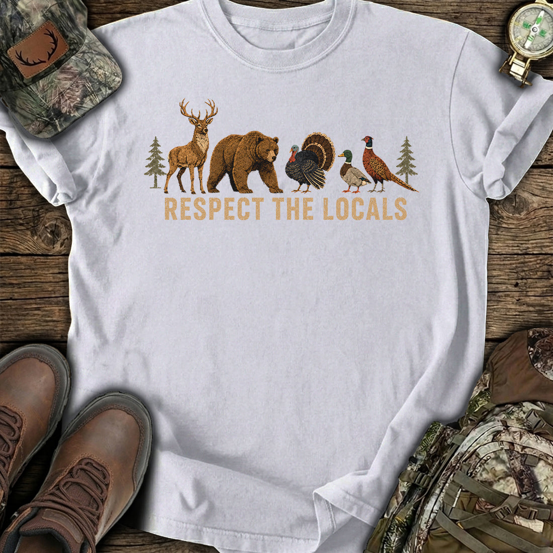 Wildlife Respect The Locals T-Shirt product image 5