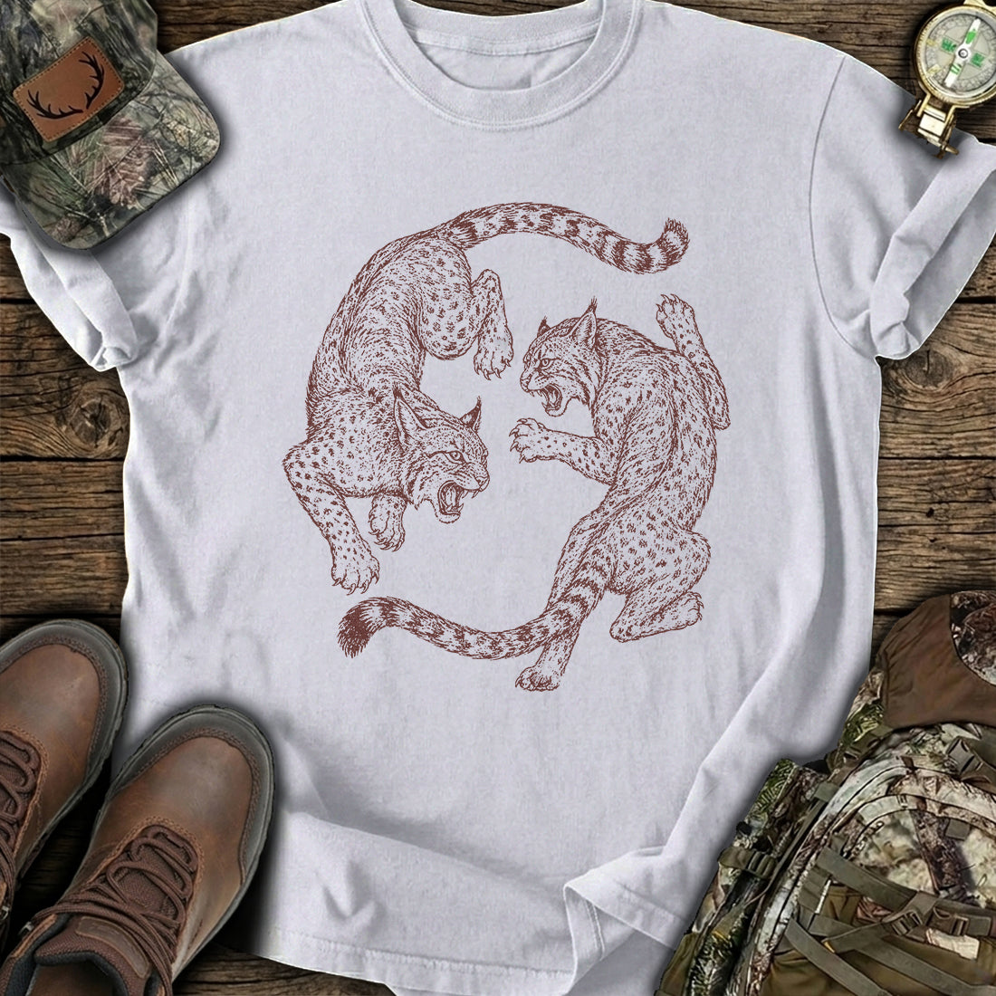Bobcat Twin Spirits T-Shirt product image 1
