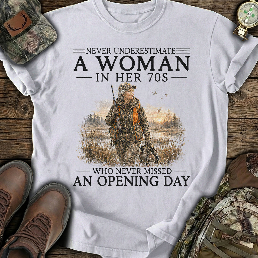 Personalized Age Opening Day Huntress T-Shirt product image 1