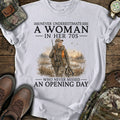 Personalized Age Opening Day Huntress T-Shirt product image 1