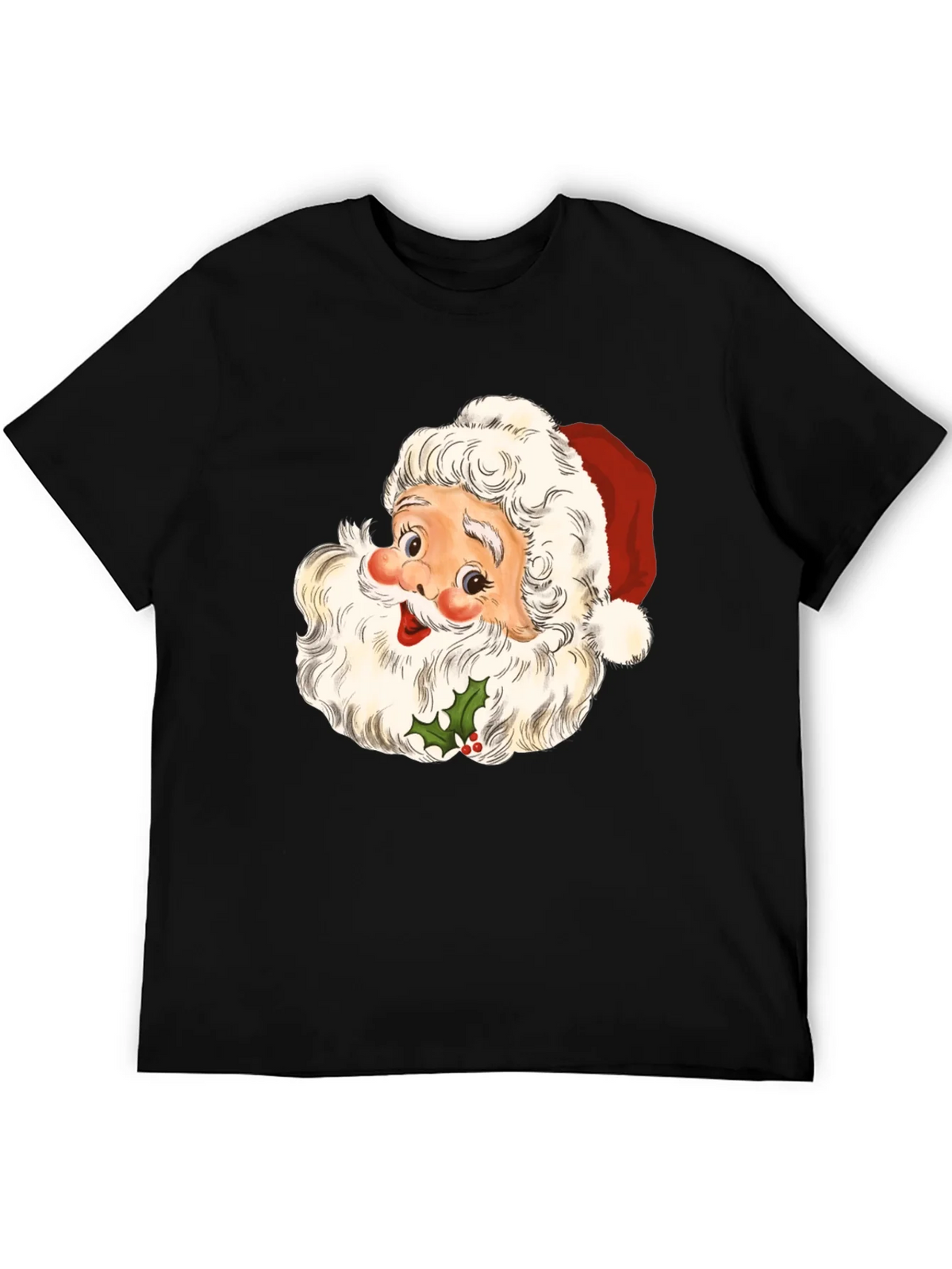 Santa Graphic Tee - Holiday Cheer T-Shirt product image 5