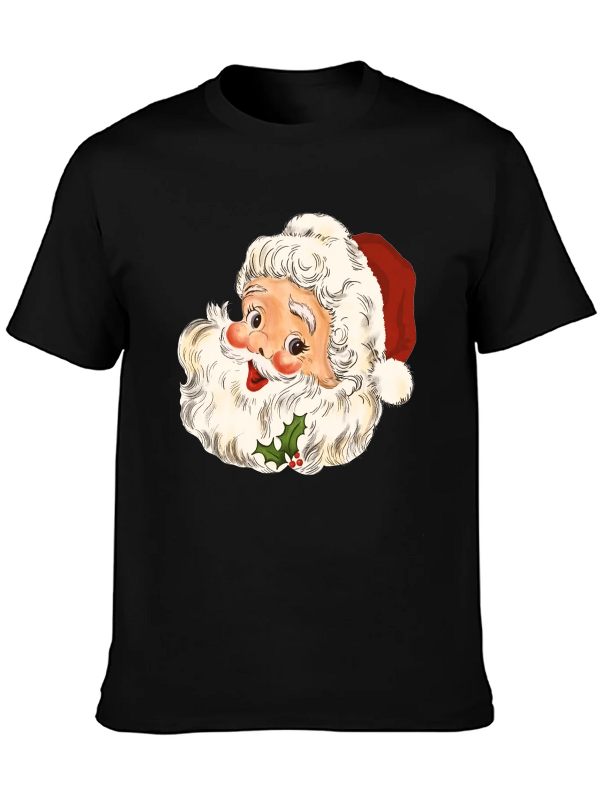 Santa Graphic Tee - Holiday Cheer T-Shirt product image 3