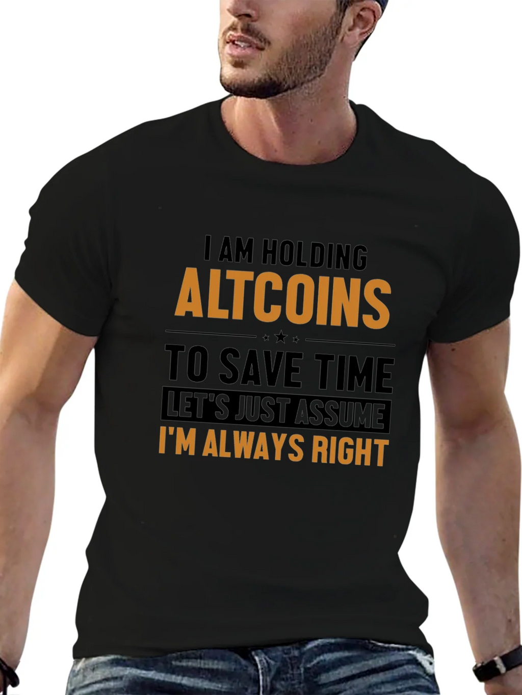 Altcoins Always Right Funny Crypto T-Shirt product image 6
