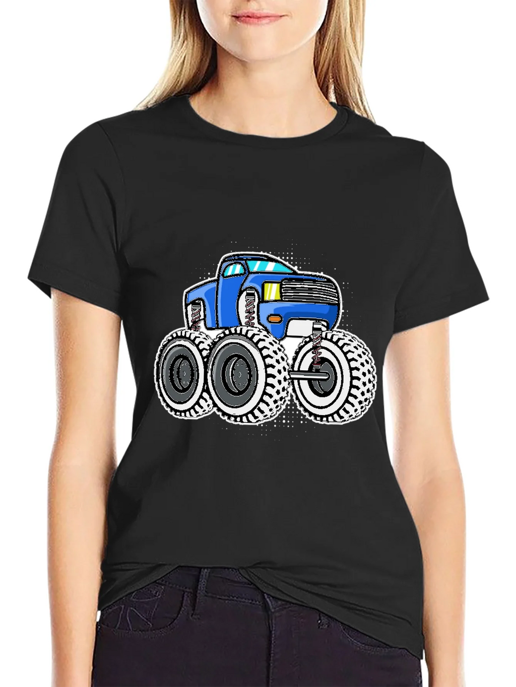 Monster Truck Graphic Tee - Black product image 1