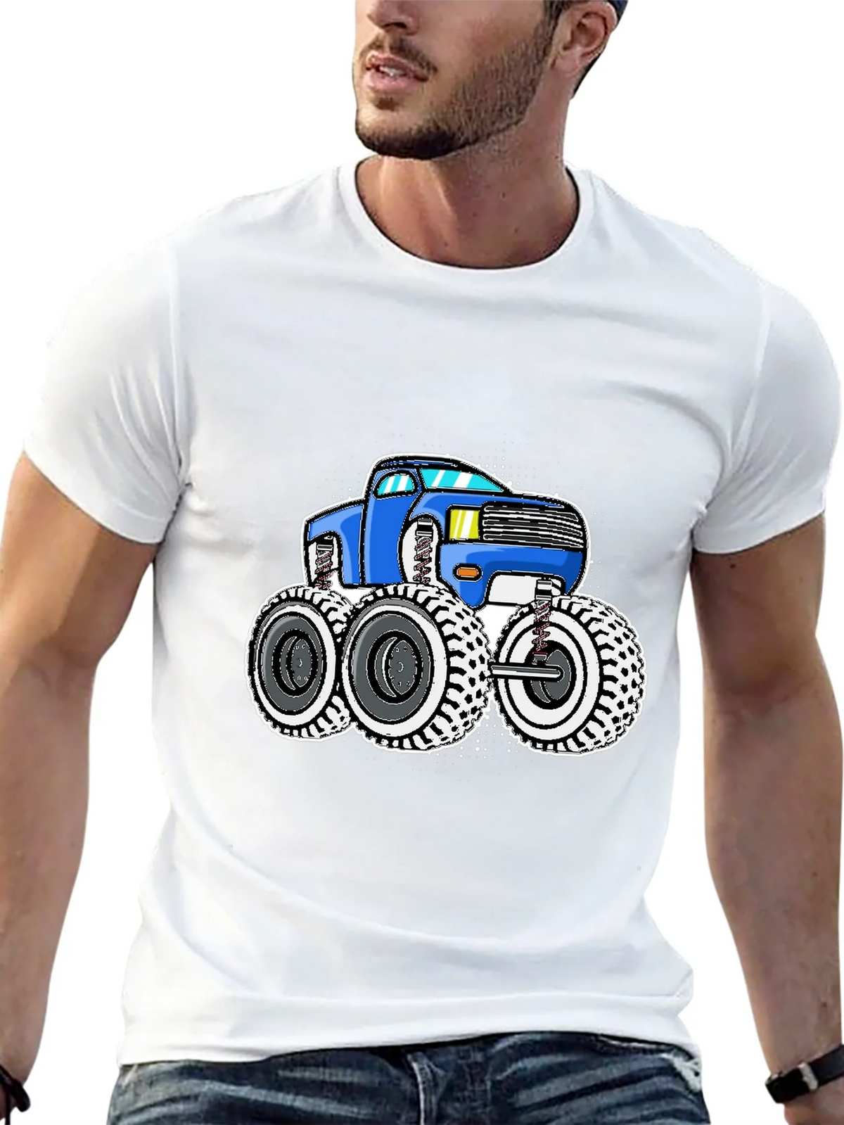 Monster Truck Graphic Tee - Black product image 9