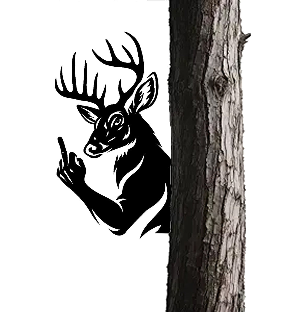Funny Deer Hunting Metal Sign WITH LED/WITHOUT LED - Humorous Buck Yard Decor