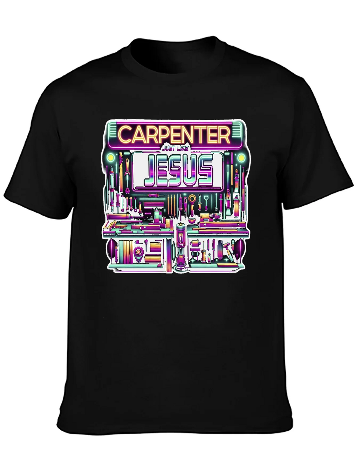 Carpenter Like Jesus Graphic Tee product image 3
