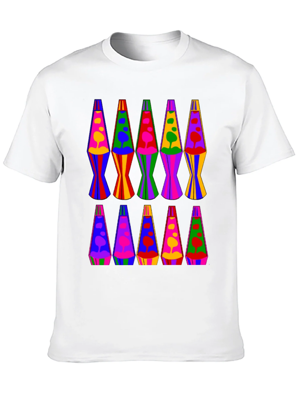Retro Lava Lamp Pattern T-Shirt product image 4