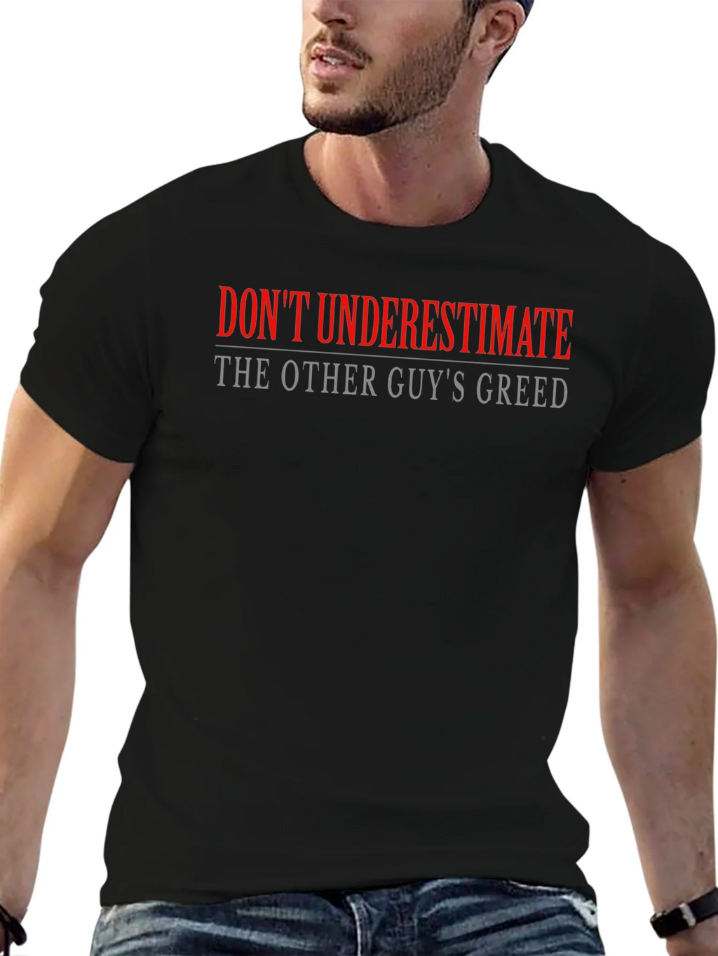 Dont Underestimate Mens Graphic Tee product image 6