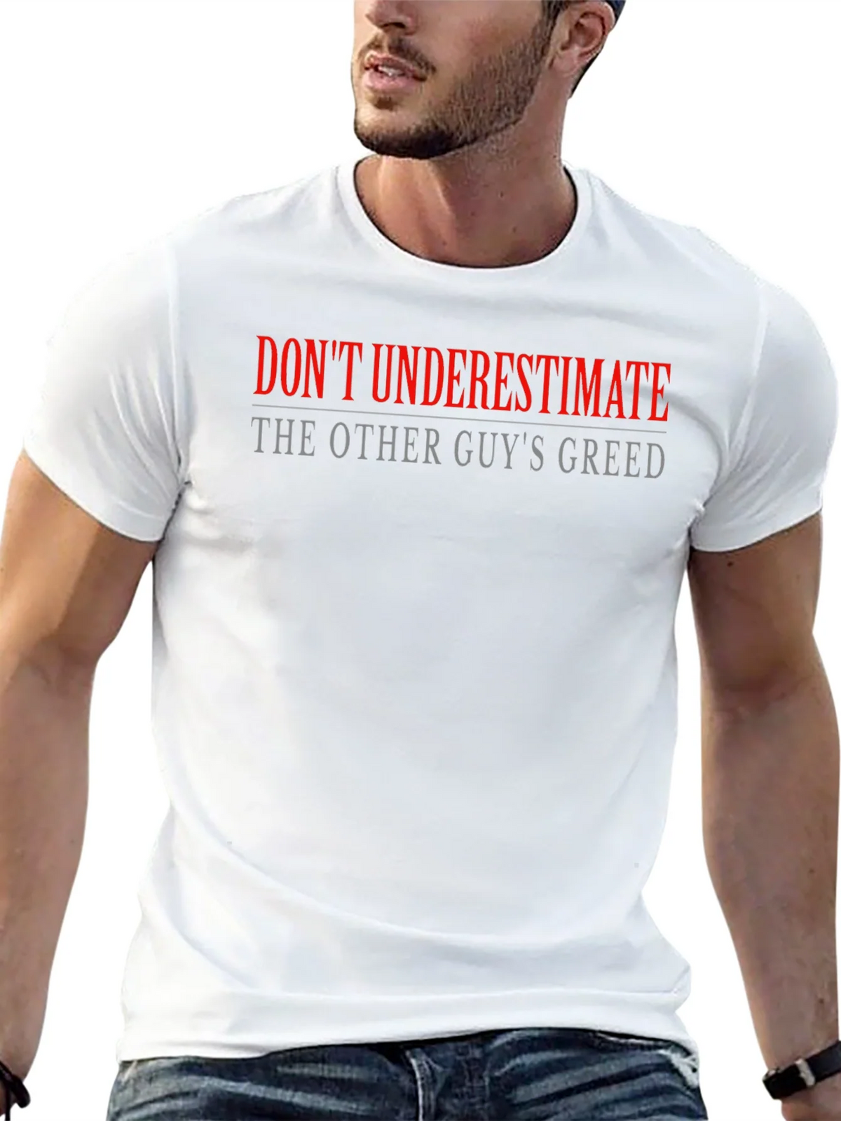 Dont Underestimate Mens Graphic Tee product image 12
